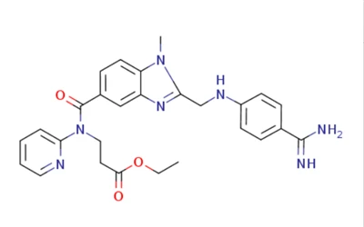 N- [2- [4- (aminoiminomethyl) phenyl] amino] מתיל] -1-מתיל -1-H-benzimidazol-5-yl] Carbonyl] -n-2-pyridinyl-beta-alanine ester (429658-95-7)